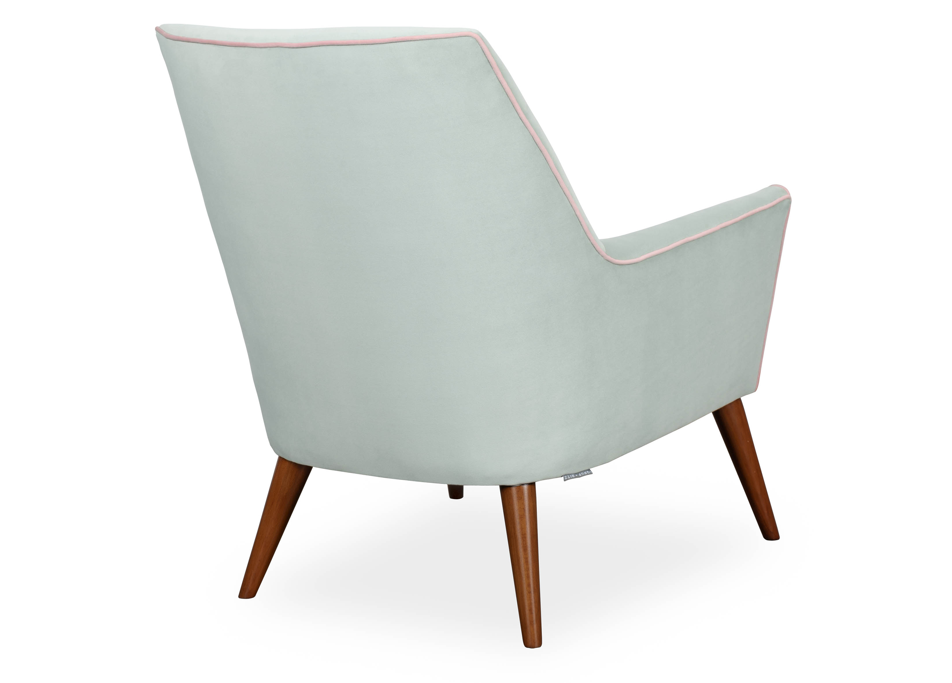 Clyde Armchair Uno Surf Medium Walnut